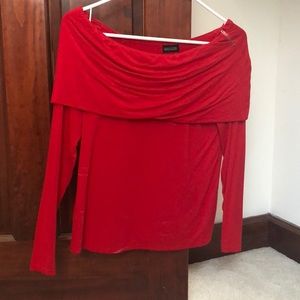 Off the shoulder shirt